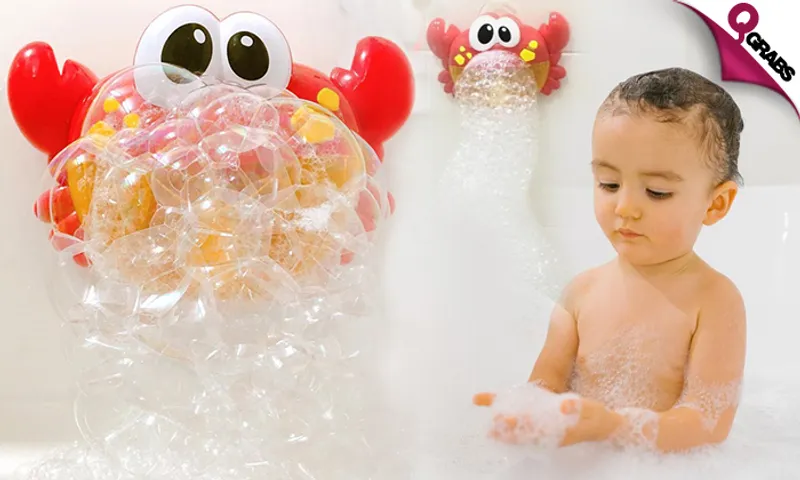 Crab-Themed Musical Bubble Maker!